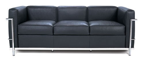 תמונה של Le Corbusier LC2 Sofa, 3-Sitzer (1929)