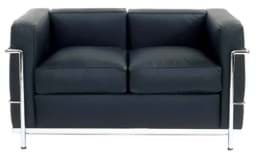 Mostrar informações para Le Corbusier LC2 Sofa, 2-Sitzer (1929) Imagem de Le Corbusier LC2 Sofa, 2-Sitzer (1929)