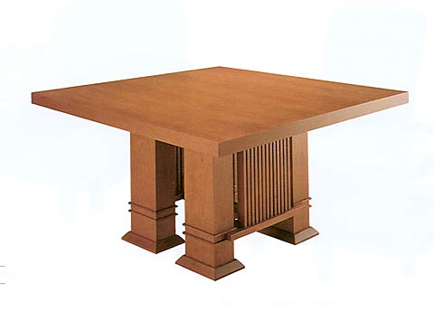 Afbeelding van Frank Lloyd Wright Square Table (1917)