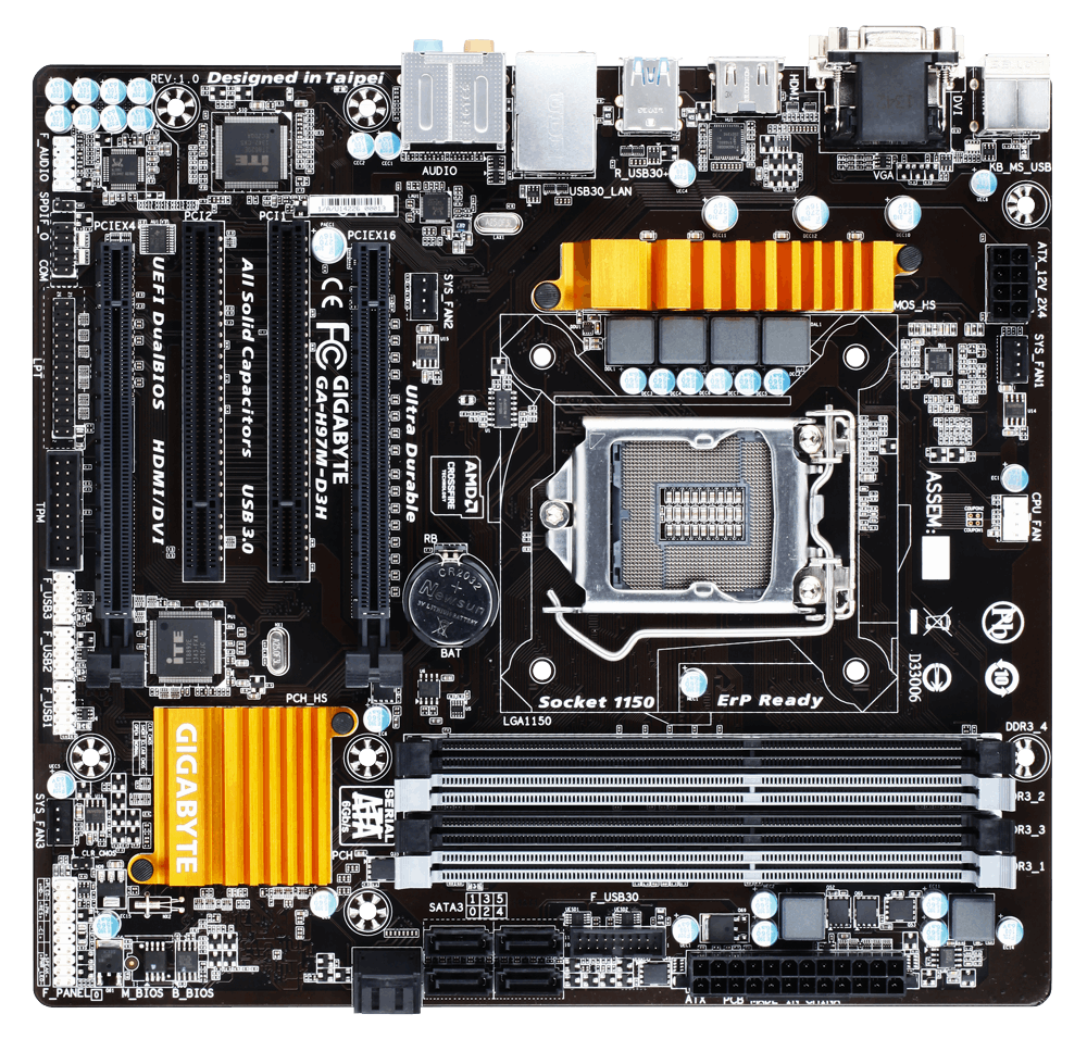 Picture of Mainboard GA-H97M-D3H