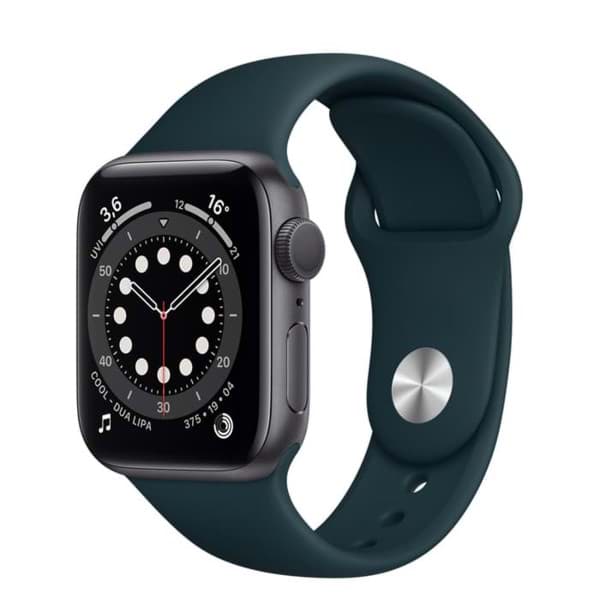 Изображение Apple Watch - Aluminiumgehäuse Space Grau, Sportarmband