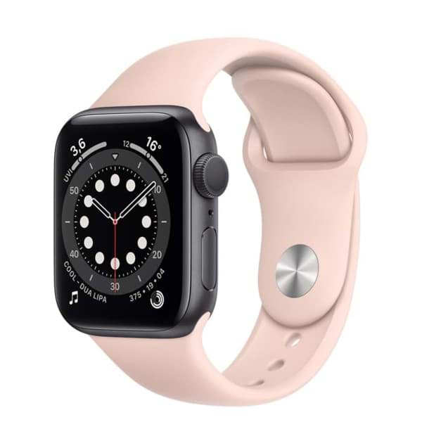 Afbeelding van Apple Watch - Aluminiumgehäuse Space Grau, Sportarmband