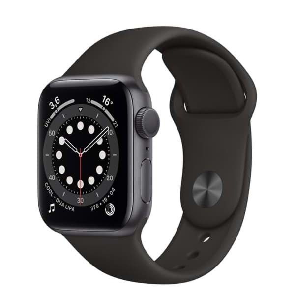 Изображение Apple Watch - Aluminiumgehäuse Space Grau, Sportarmband